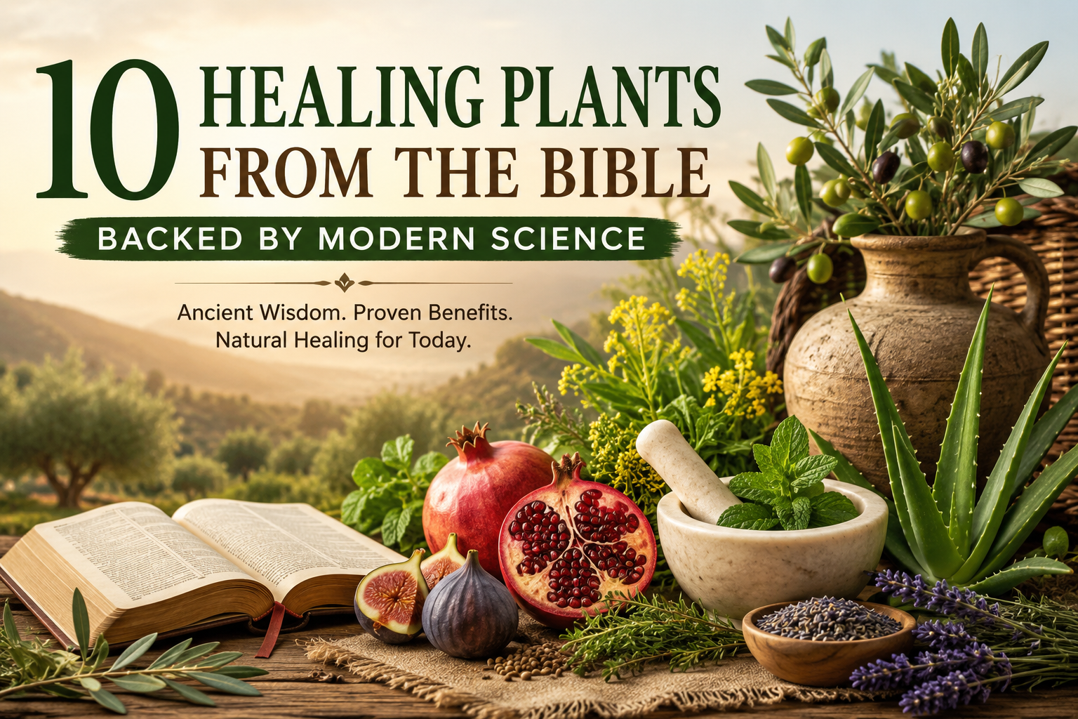10 Healing Plants From the Bible Backed by Modern Science