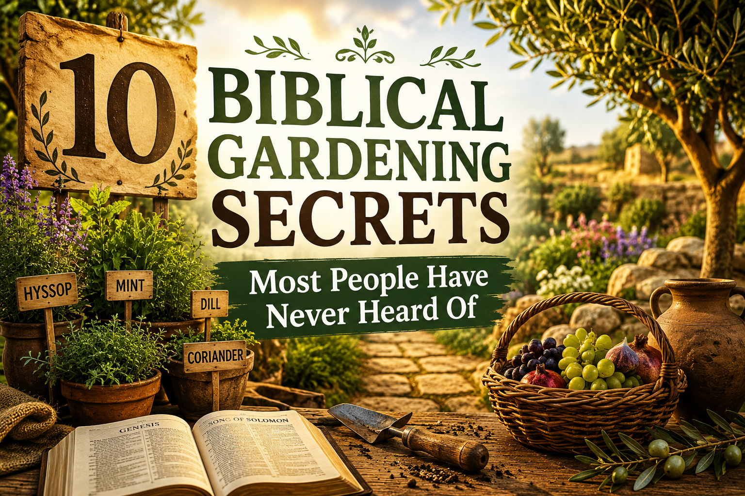 10 Biblical Gardening Secrets Most People Have Never Heard Of